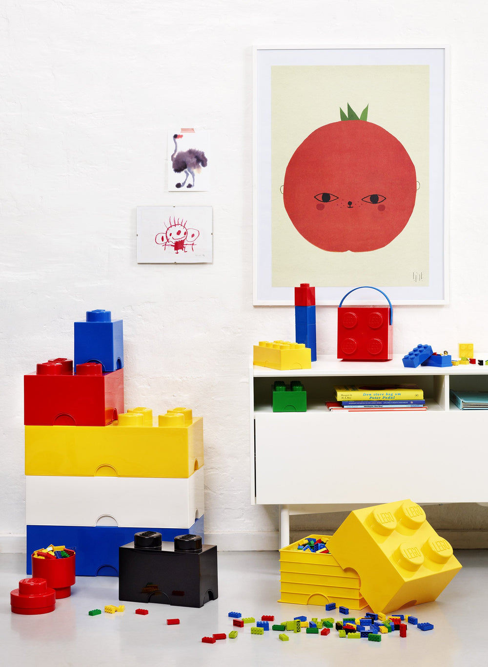 LEGO Storage Brick Blue Gift-ready organizer for celebrations
