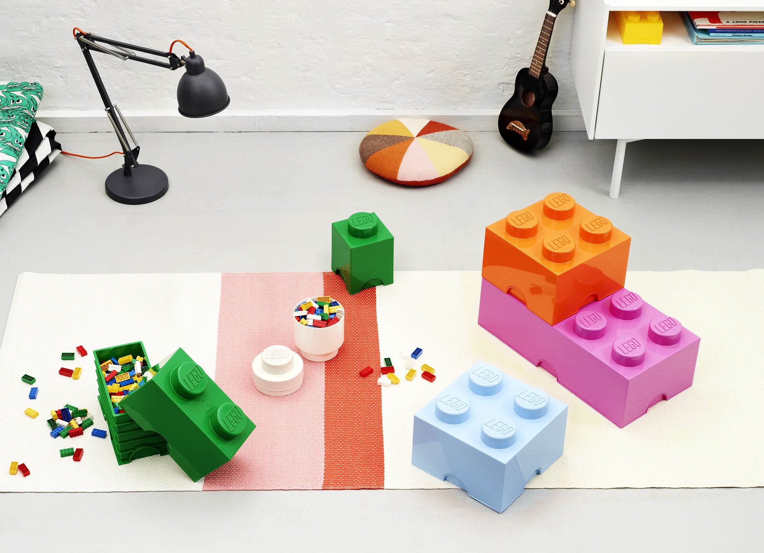 LEGO Storage Brick Blue Room-organization to match decor
