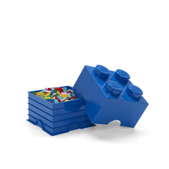 LEGO Storage Brick Blue Stackable enhances desk organization for kids and adults