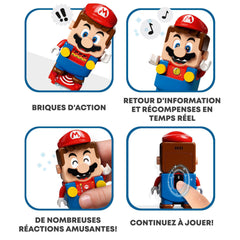 LEGO Super Mario Adventures action bricks create varied interactions for creative play
