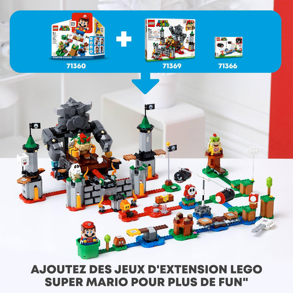 LEGO Super Mario Adventures battery compartment explains power for interactive features
