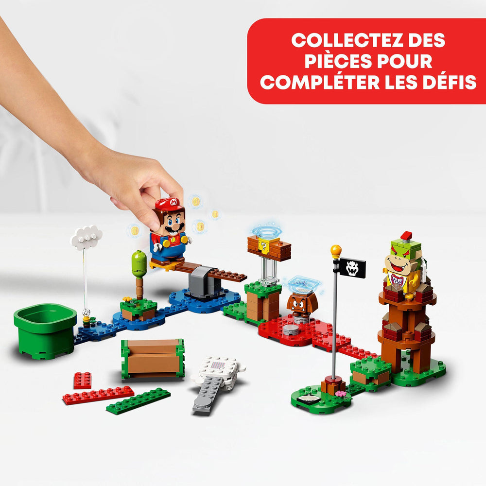 LEGO Super Mario Adventures Bowser Jr. figure enhances friendly battles
