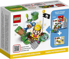 LEGO Super Mario Builder Mario Power-Up Pack 71373 costume detail enhances gameplay potential.