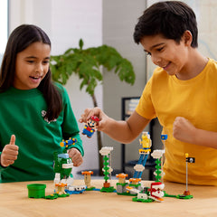 LEGO Super Mario Companion App building instructions image suggests guided building