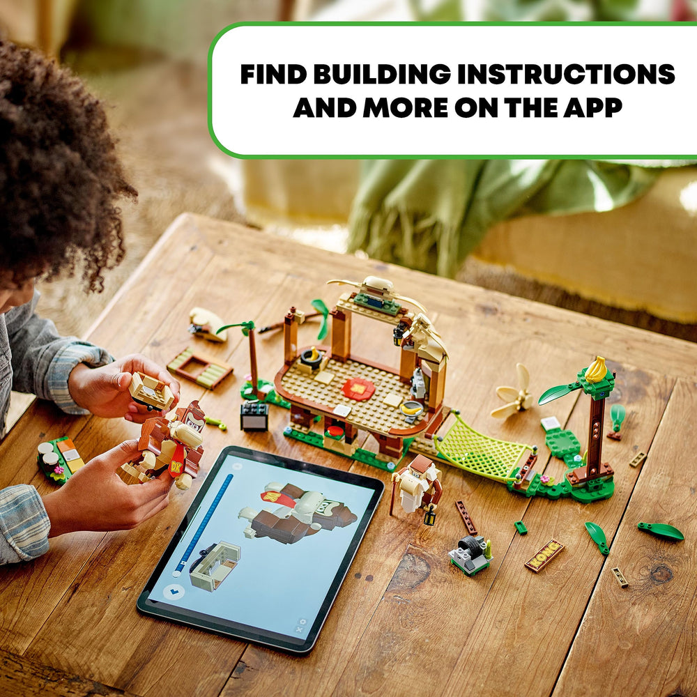 LEGO Super Mario Donkey Kong Tree House with Donkey Kong and Cranky Kong figures