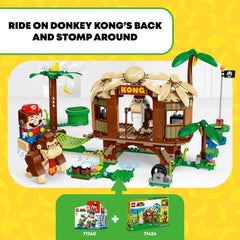 LEGO Super Mario Donkey Kong Tree House secret compartment reveal