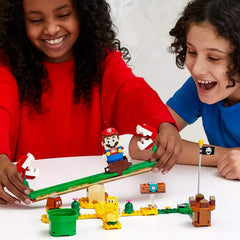 LEGO Super Mario Goomba and Koopa Troopa figures add playful battles
