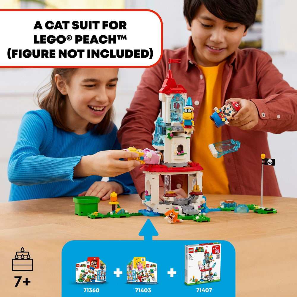 LEGO Super Mario ice block and POW block scene supports interactive problem solving