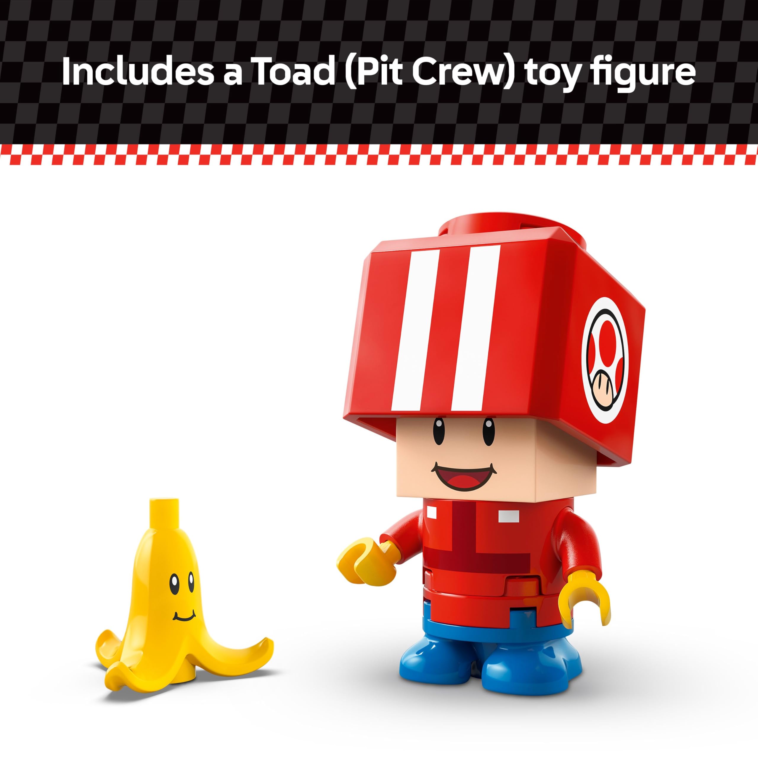 LEGO Super Mario Kart Standard Wheels for Drifting support authentic steering and turns.