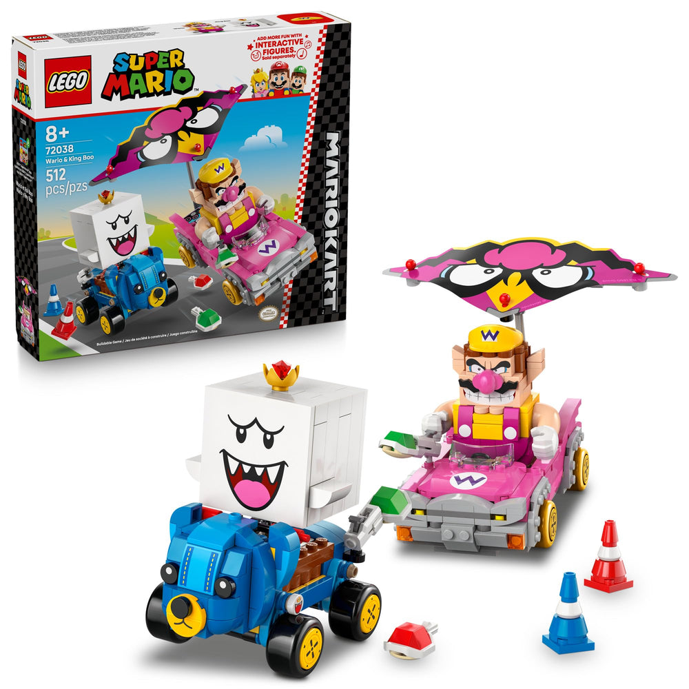 LEGO Super Mario Wario Badwagon for high-speed racing play