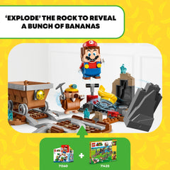 LEGO Super Mario Mole Miner battle adds an extra challenge to levels.