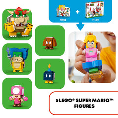 LEGO Super Mario Peach's Castle broken-bridge detail sparks rebuild and creativity