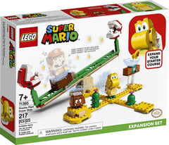 LEGO Super Mario Piranha Plant Power Slide front view boosts coin collection play