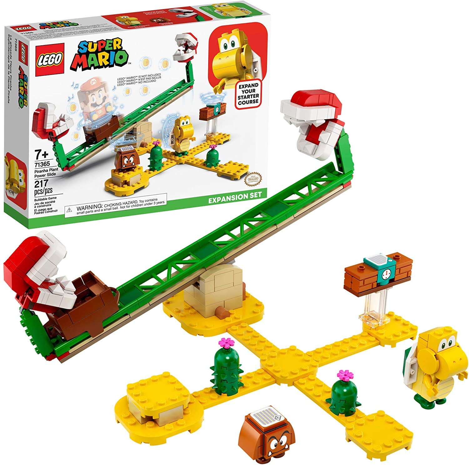 LEGO Super Mario Piranha Plant ends on seesaw action for dynamic challenges