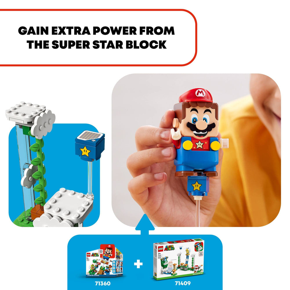 LEGO Super Mario Seesaw Defeat Piranha Plant image conveys strategy and play variety