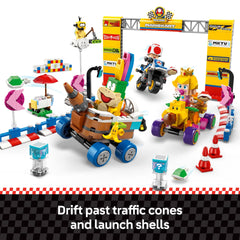 LEGO Super Mario Standard Bike invites fast-paced pretend races.
