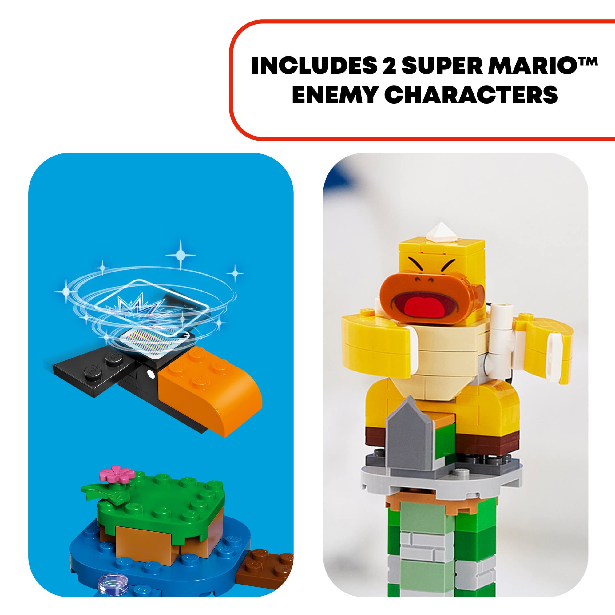 Starter Course compatibility note for LEGO Super Mario expansion setup.
