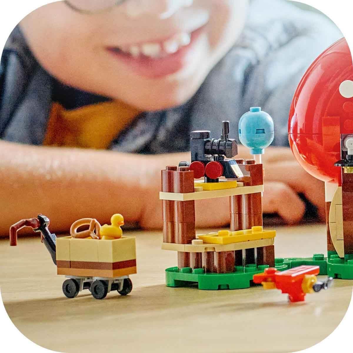 Lego Super Mario supermarket cart for role-play shopping.