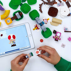 LEGO Super Mario Toad's Treasure Hunt 1-2-3 blocks unlock bonus coins with play