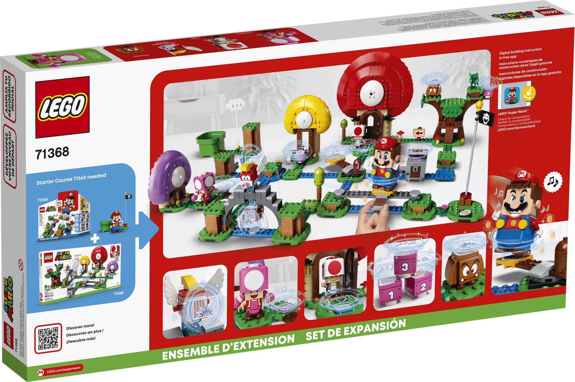 LEGO Super Mario Toad's Treasure Chest captures treasure discovery moments in playtime