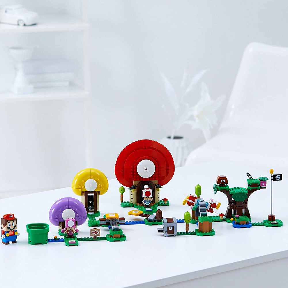 LEGO Super Mario Toad’s Treasure Hunt expansion treasure chest adds quest excitement