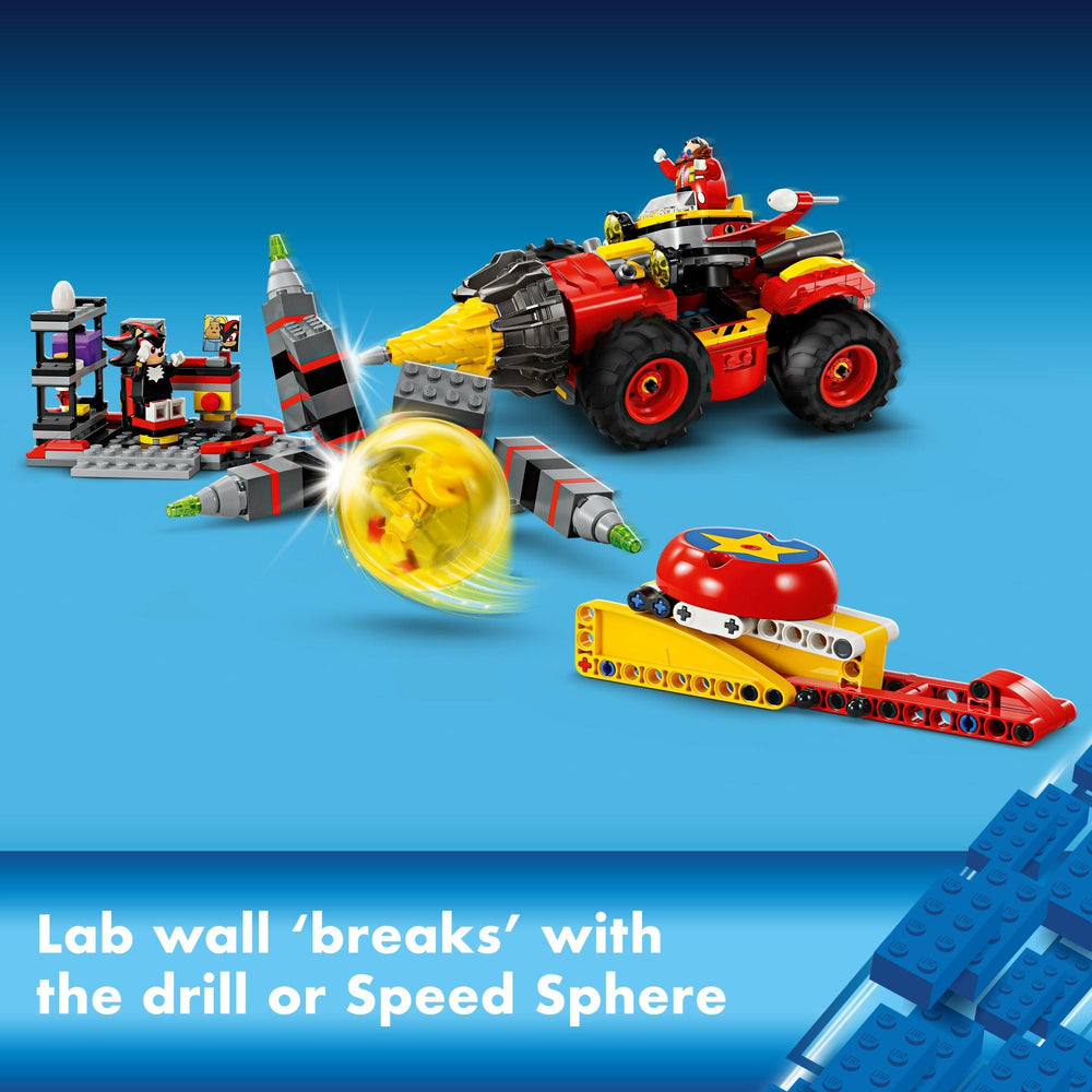 LEGO Super Sonic minifigure adds speedy, energetic play vibes.