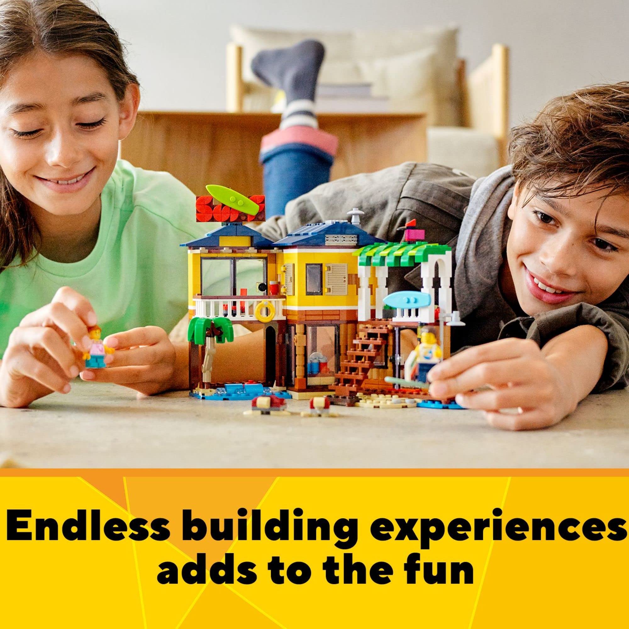 LEGO Surfer Beach House dolphin figure adds dynamic sea-life partner for stories