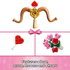 LEGO Tweety flower bouquet accessory adds romantic flair for decor.