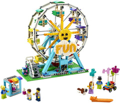 LEGO swing boat ride showcases rotating seating and interactive fun.