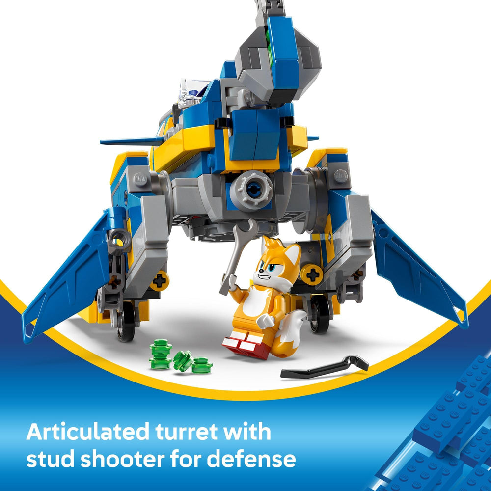 LEGO Tails minifigure included for team‑ups and rescue scenarios