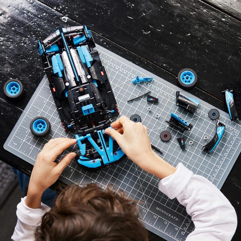 LEGO Technic 42162 Bugatti Agile Blue instructions progress image
