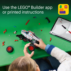 LEGO 42200 gift idea for young Monster Jam and LEGO fans.