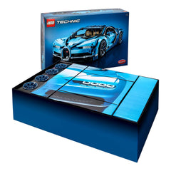 LEGO Technic Bugatti Chiron box packaging and collector booklet for gift-ready presentation