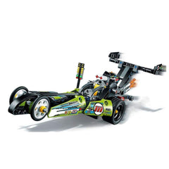 LEGO Technic Dragster pull-back action for quick races