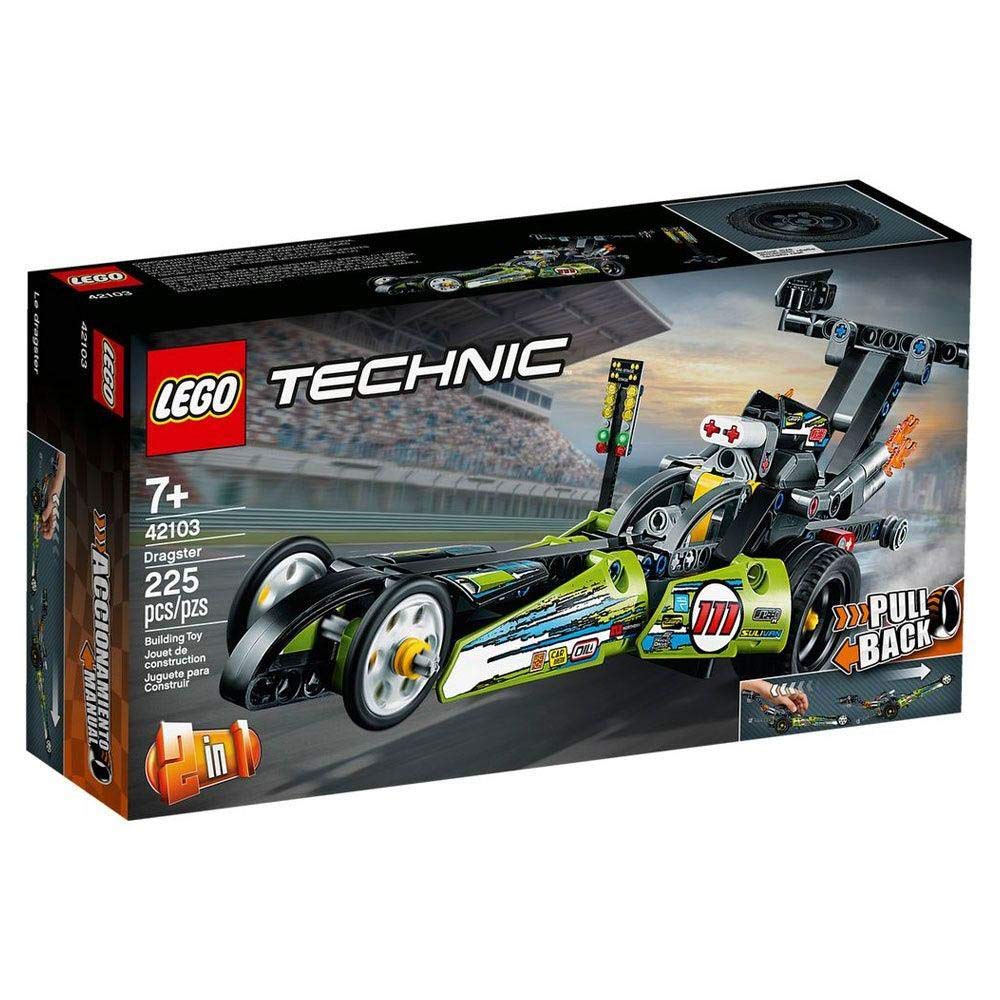 LEGO Technic Dragster keeps kids engaged with 225 pieces