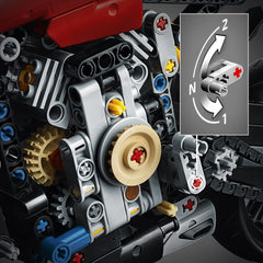 LEGO Technic Ducati Panigale V4 R cockpit dashboard realism