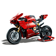 LEGO Technic Ducati Panigale V4 R gearbox inside demonstrates gearing options