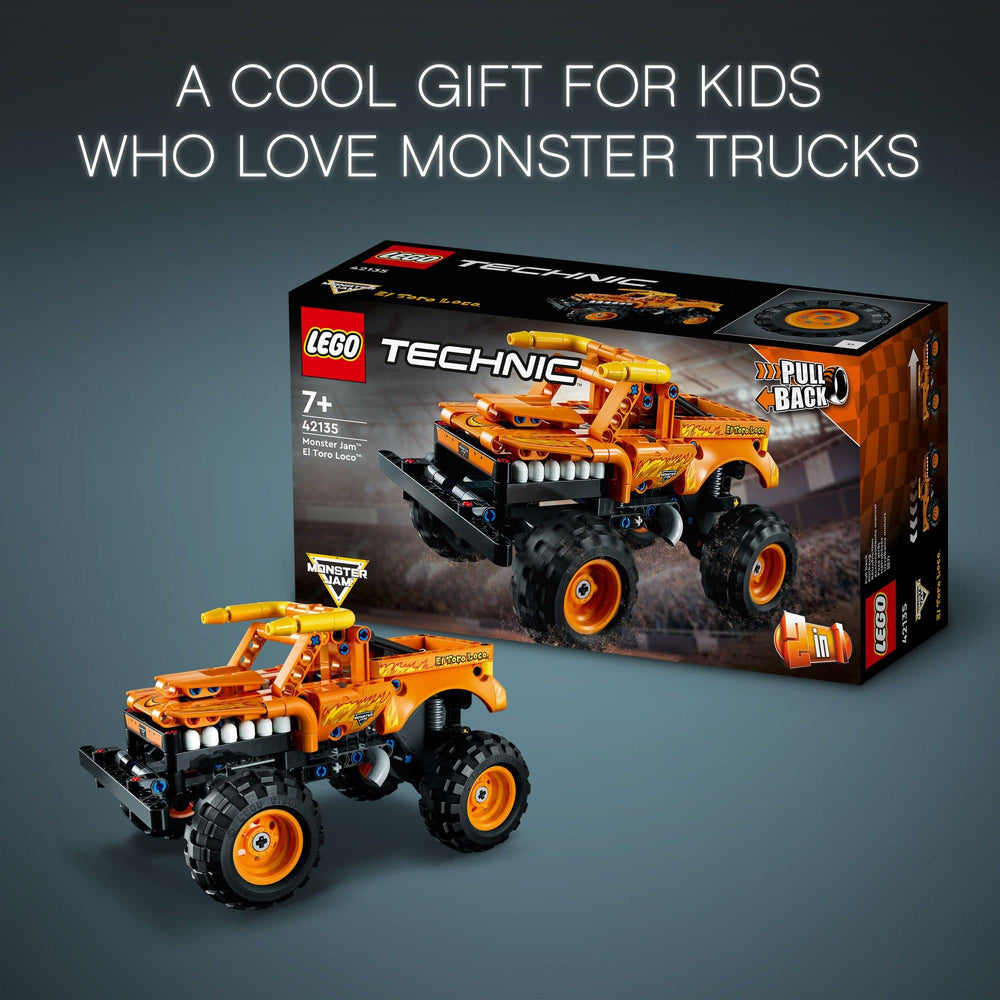 LEGO Technic El Toro Loco model designed for display and collection.