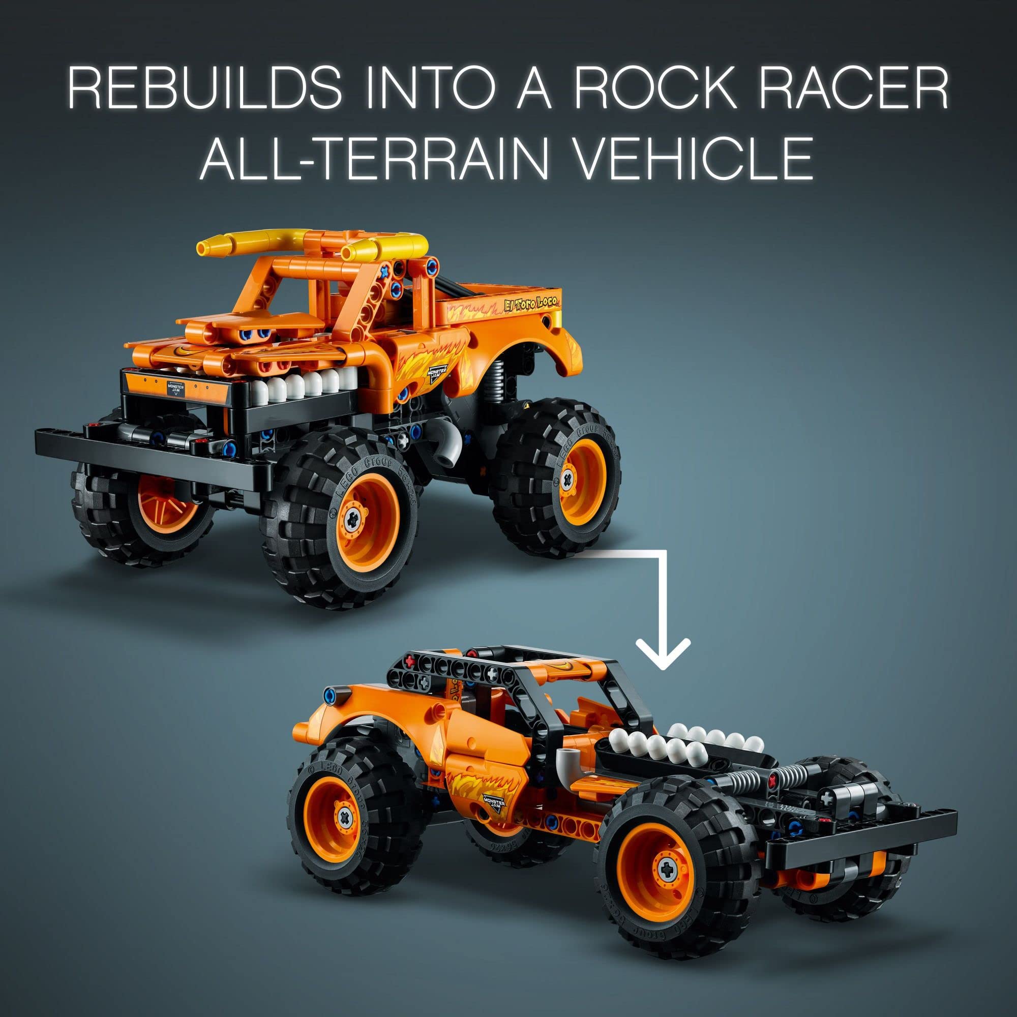 LEGO Technic El Toro Loco safety cage cab for realistic, safe builds.
