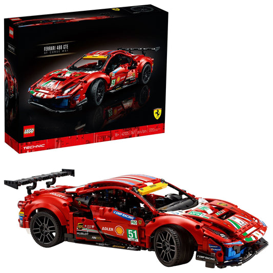 LEGO Technic Ferrari 488 GTE AF Corse 51 front suspension for authentic building