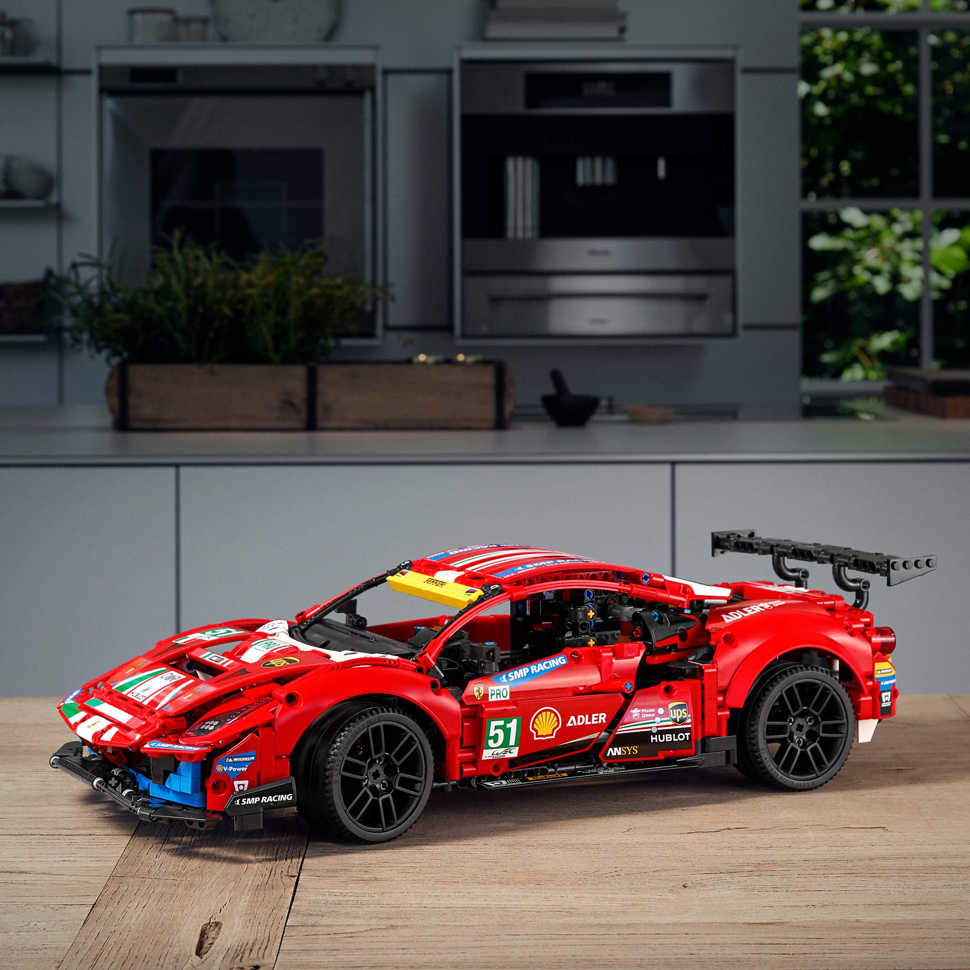 LEGO Technic Ferrari 488 GTE AF Corse 51 adult collector grade detail