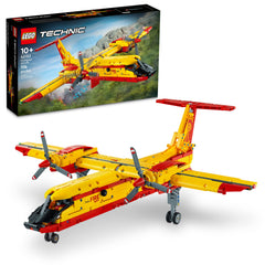 LEGO Technic Firefighter Aircraft hatch dousing action for imaginative play