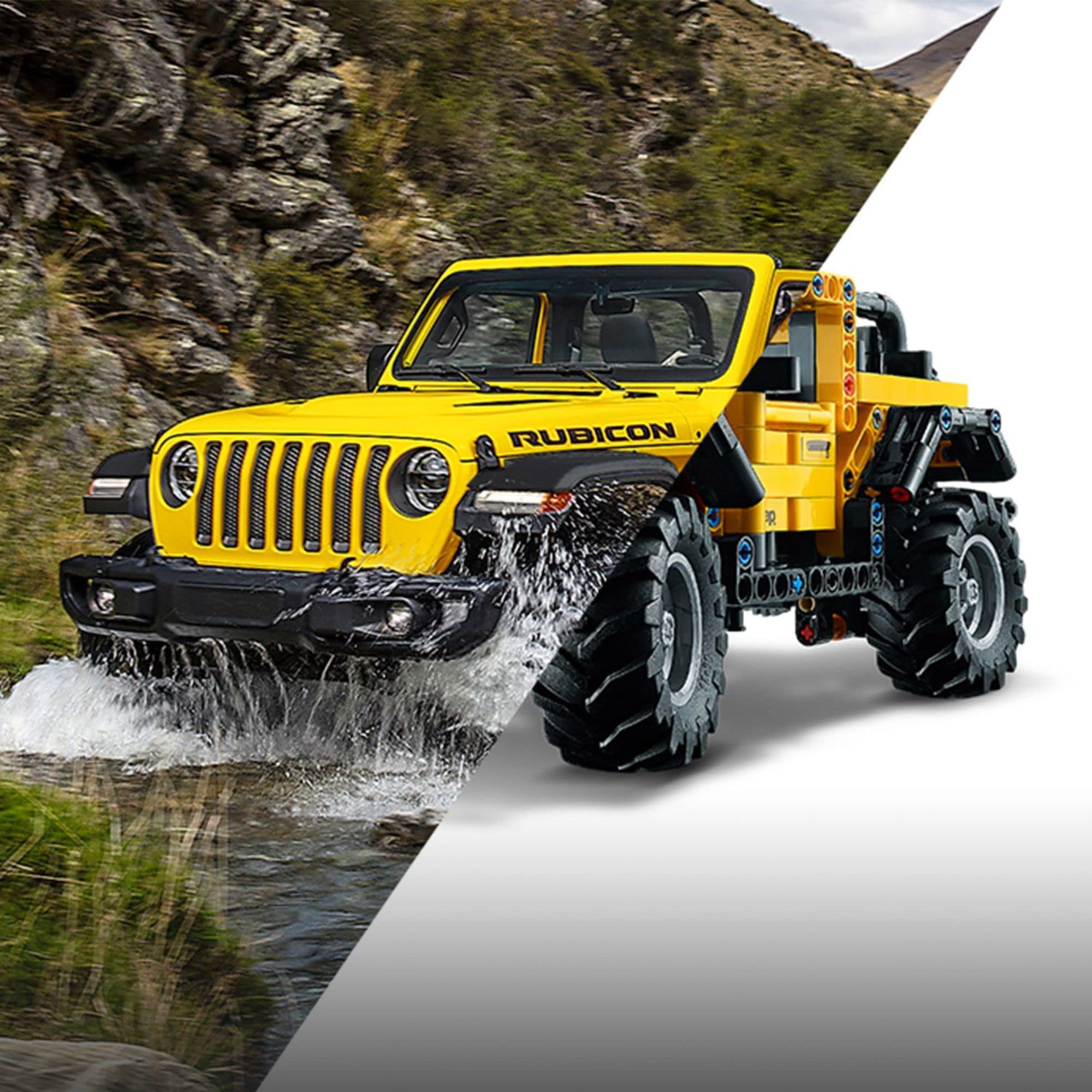 LEGO Technic Jeep Wrangler 42122 fold-down rear seats enhance pretend play