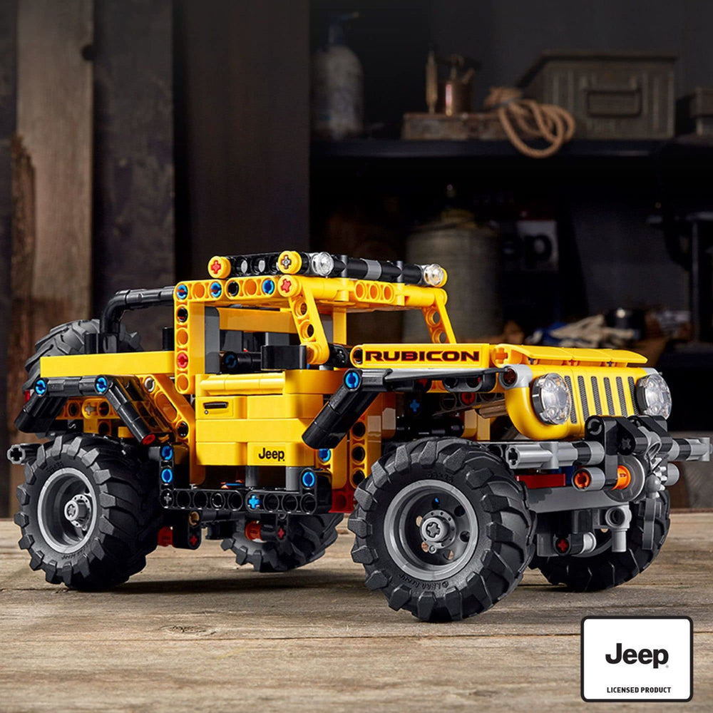 LEGO Technic Jeep Wrangler 42122 winch adds obstacle-ready toy action