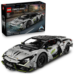 LEGO Technic Lamborghini Revuelto front view shows authentic styling for collectors.