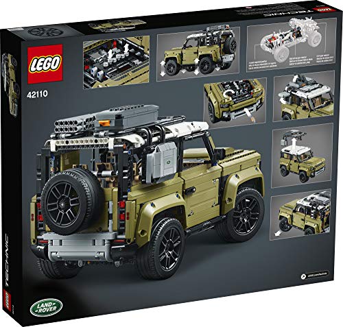 LEGO Technic Land Rover Defender 42110 gearbox with two-lever control