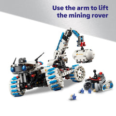 LEGO Technic Lunar Outpost Moon Rover rotating arm supports sample collection missions
