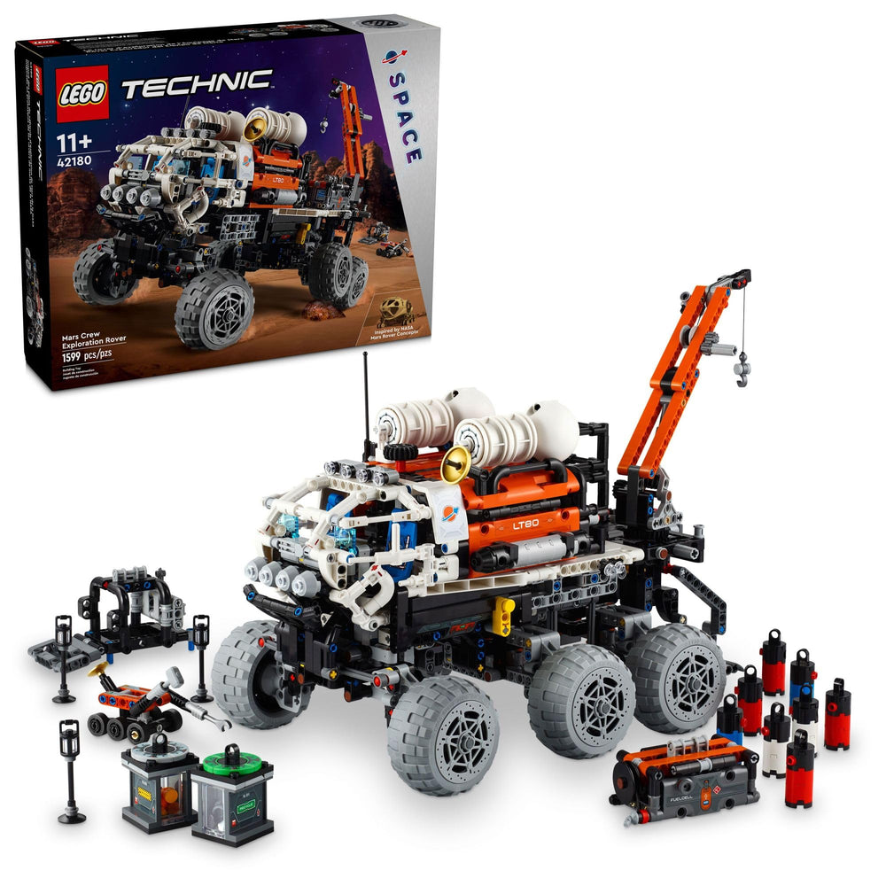 LEGO Technic Mars Rover with an expanded bed for cargo-ready play sessions
