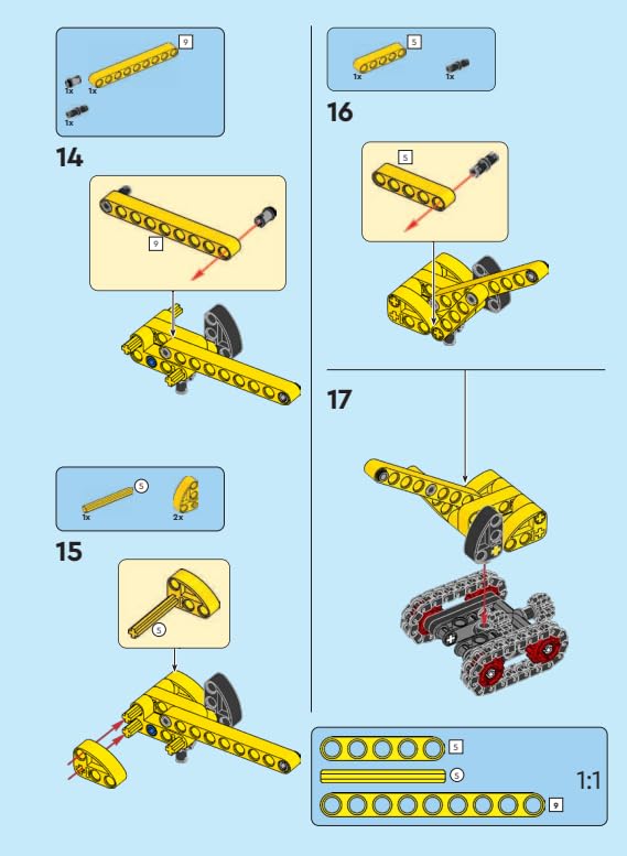 LEGO Technic crane lift function demonstrates imaginative build sequences