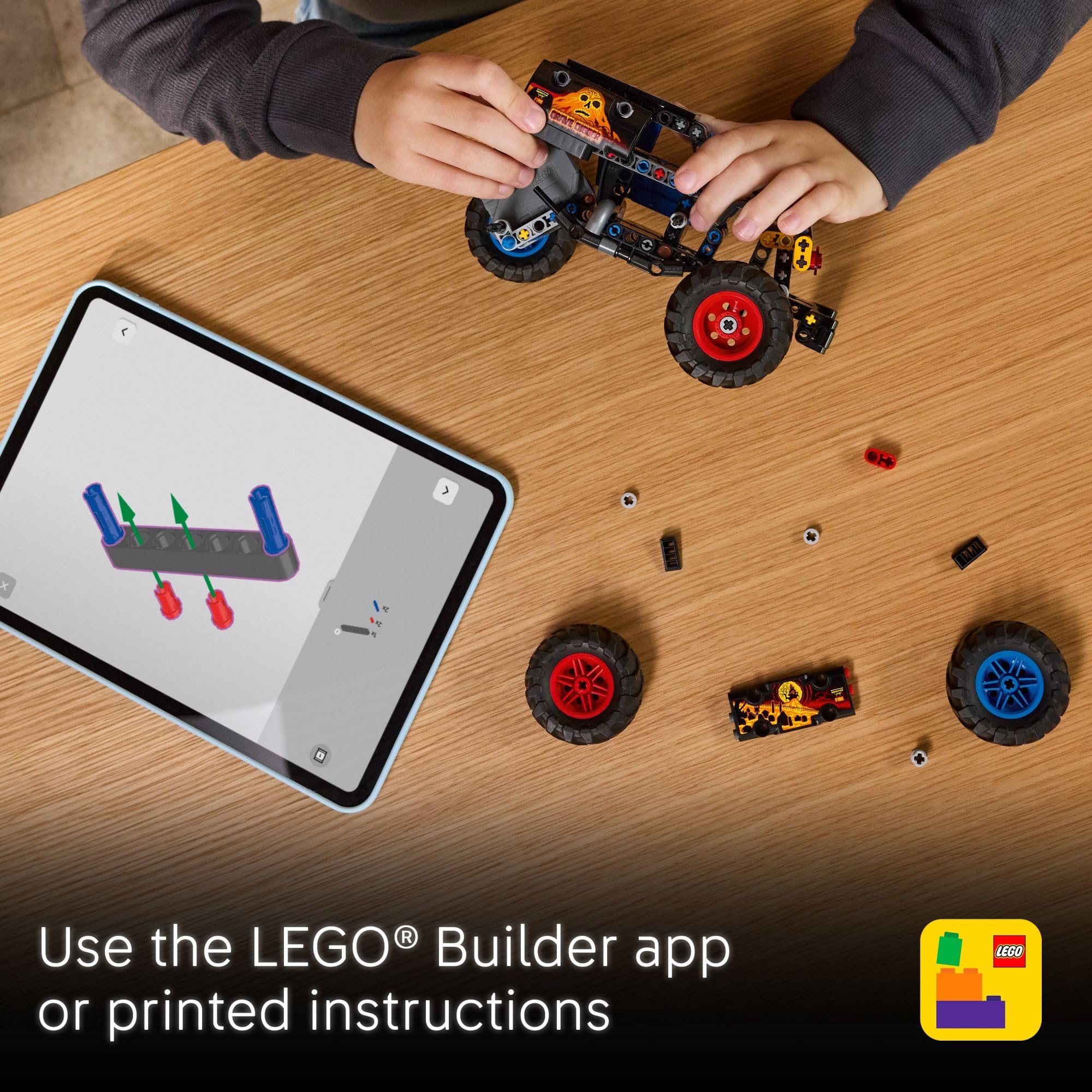 LEGO Technic Monster Jam 263 pieces offer engaging STEM building fun for kids.